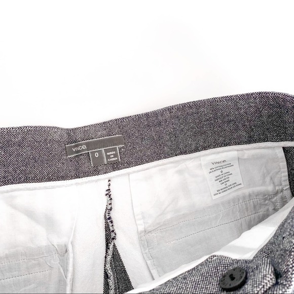 Vince Mid-Rise Short French Stripe Blue White Size 0 - Picture 6 of 12